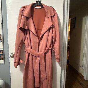 Ricki's Dusty Rose Trench Coat